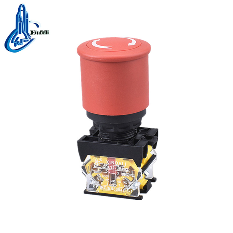 Industrial Key Lock Elevator Emergency Push Button Switch