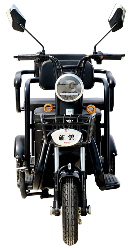 Electric Passenger Tricycle with Front Basket