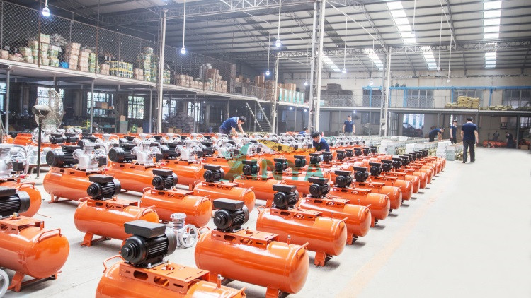 Orange 50L oil-free air compressor