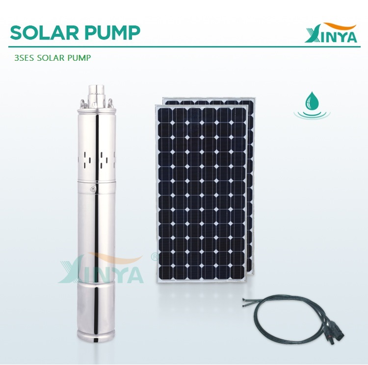 XINYA 24V DC 300W screw built-in controller pumps submersible solar pump for clean water - Image 3