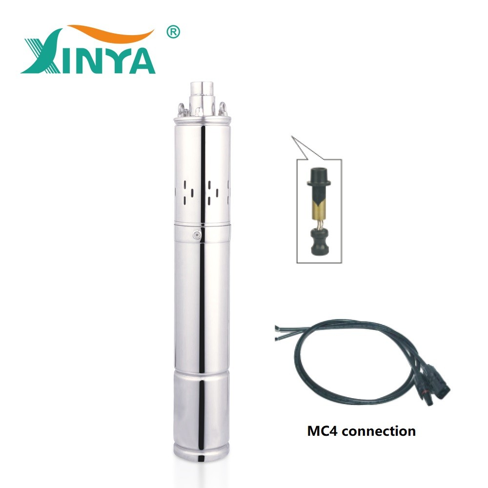 XINYA 24V DC 300W screw built-in controller pumps submersible solar pump for clean water - Image 2