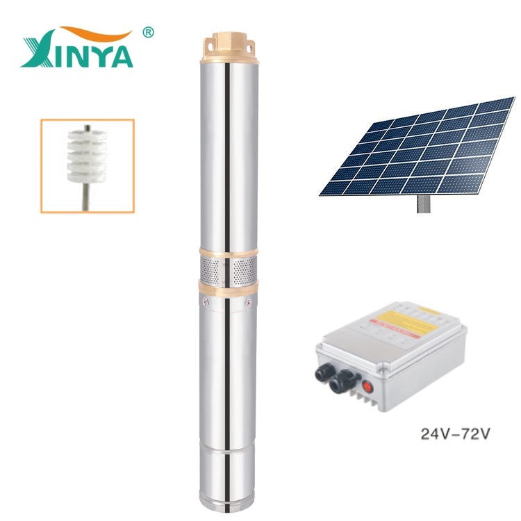 XINYA 3" PPO impeller 72V solar centrifugal pump submersible pump (3SPC4.5/95-D72/1000) - Image 2
