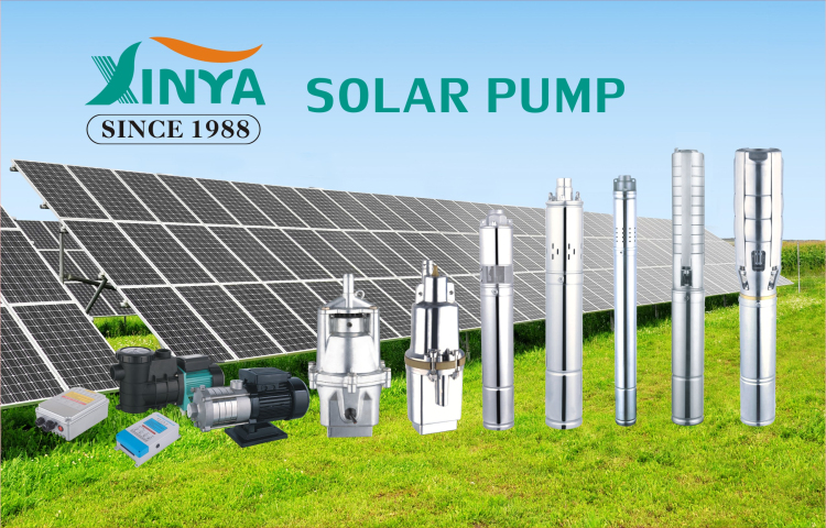 Submersible solar pump unit