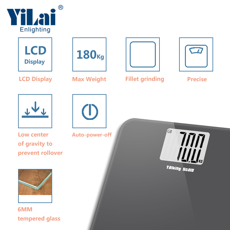 Digital Body Weight Scale with LCD