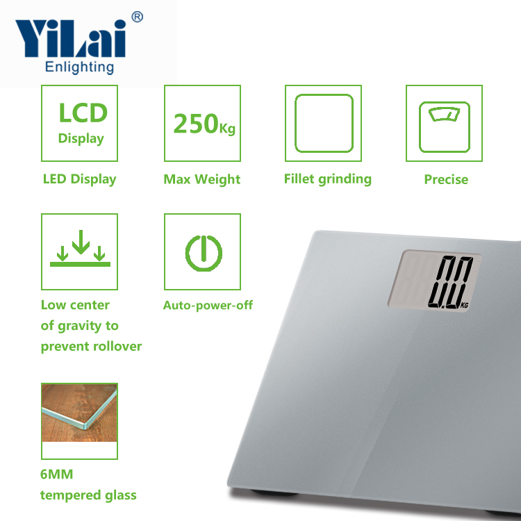 Digital Body Weight Scale with LCD Display