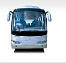 Silver Tour Bus