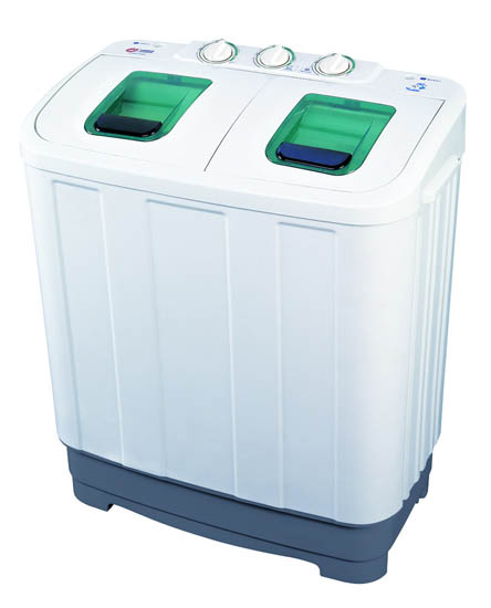 Twin Tub Washing Machine with Separate Wash and Spin Tubs