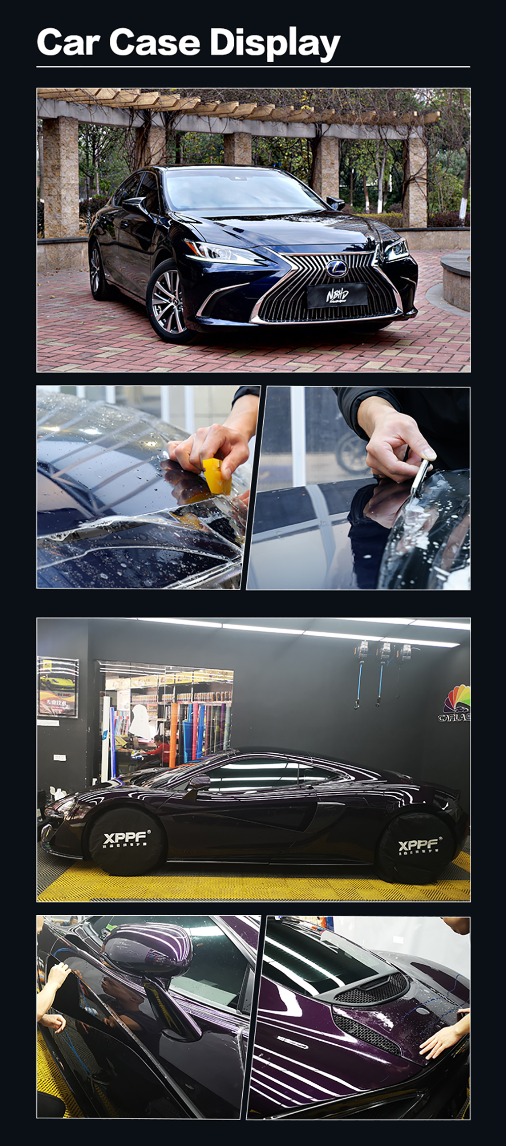 Automotive application of TPU film