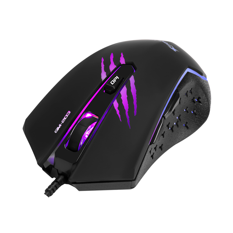 XTRIKE Rainbow color high level DPI wired gaming mouse - Image 2