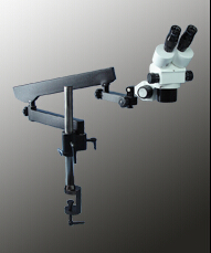 Binocular Zoom Microscope with Articulated Arm