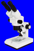 Binocular Compound Microscope with Adjustable Focus