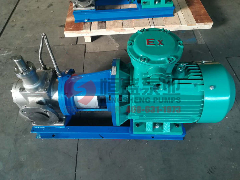 Magnetic drive gear pump for industrial applications