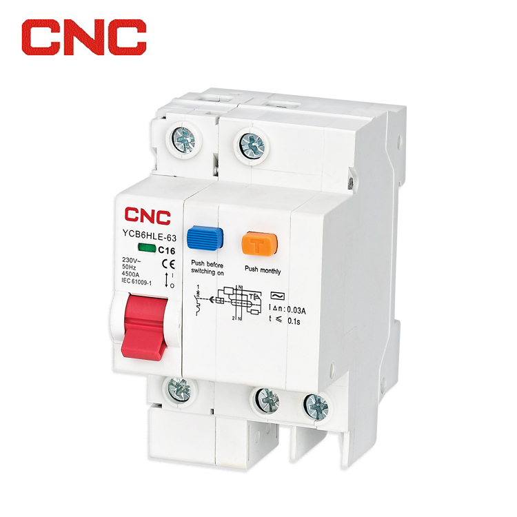 YCB6HLE-63 Residual Current Circuit Breaker with Over Current Protection - Image 2