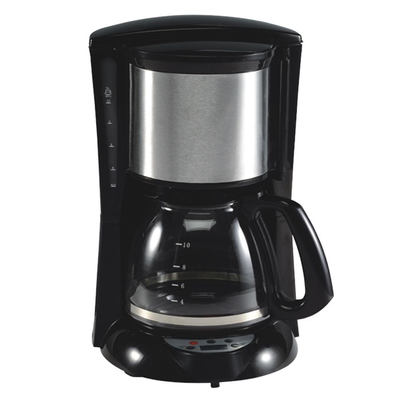10-Cup Electric Drip Coffee Maker with Programmable Features