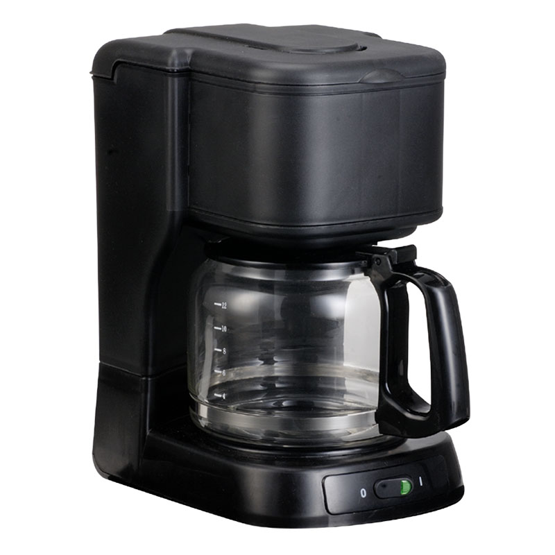 12-Cup Electric Drip Coffee Maker with Glass Carafe