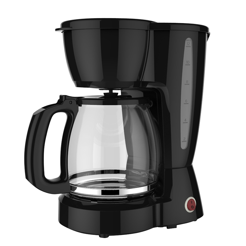 12-Cup Electric Drip Coffee Maker with Glass Carafe