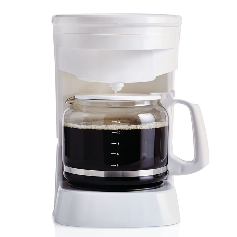 12-Cup Electric Drip Coffee Maker with Glass Carafe