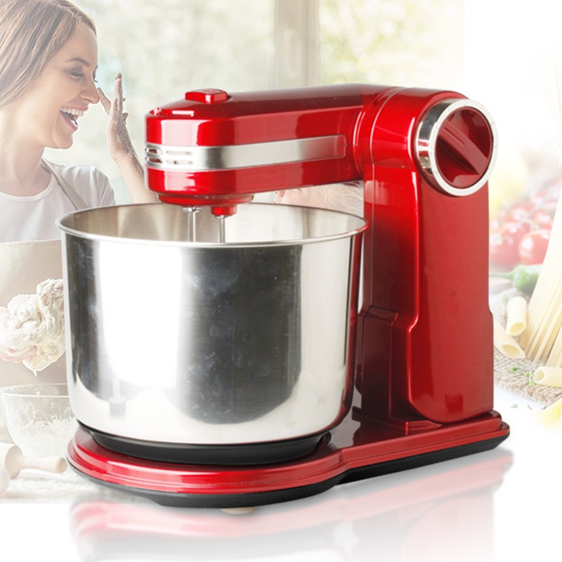 6-Speed Stand Mixer with Stainless Steel Bowl