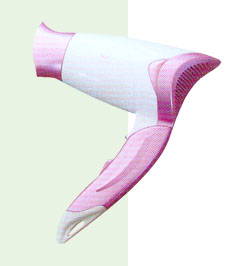 Compact Personal Hair Dryer with Concentrator Nozzle