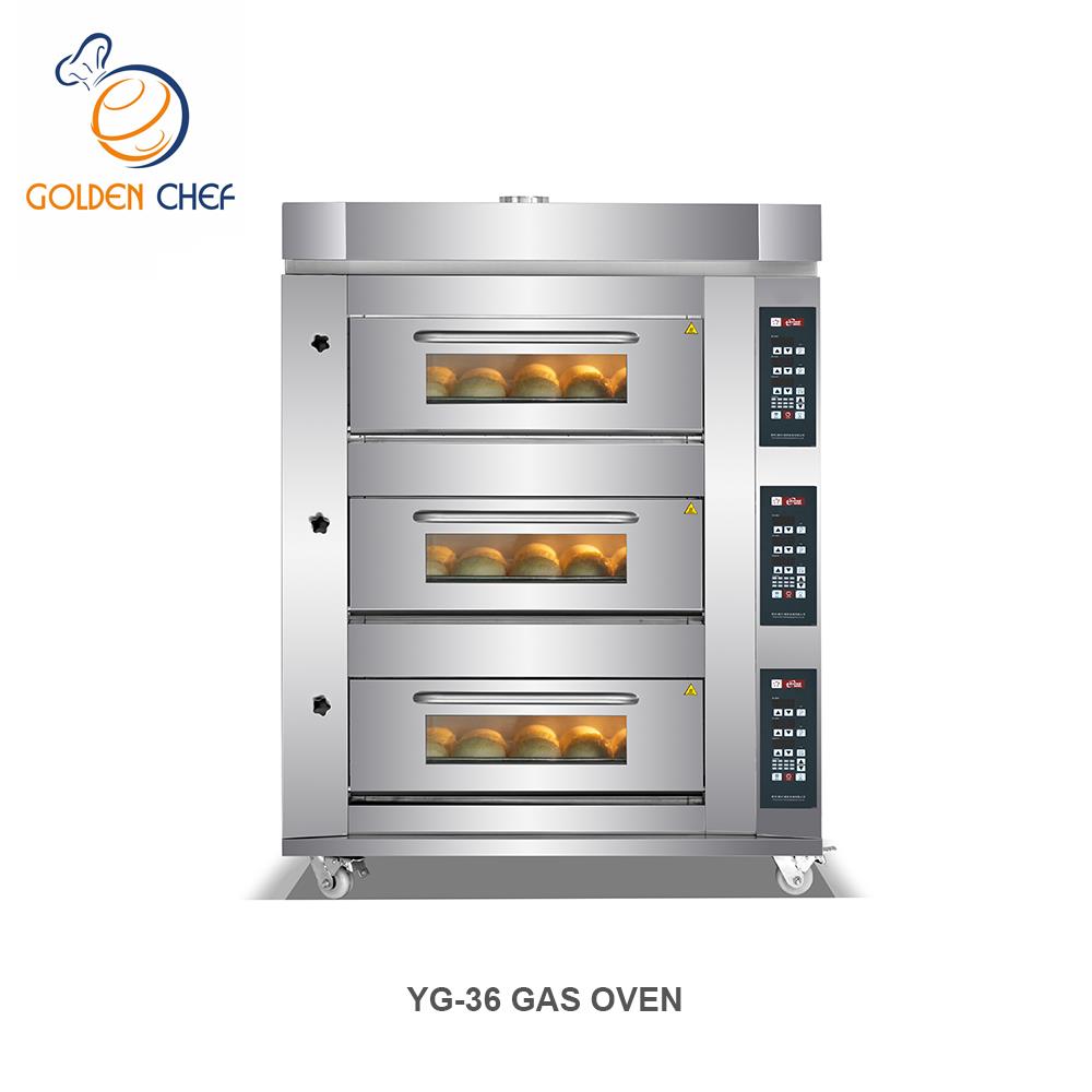 Commercial Gas Deck Oven for Bakeries