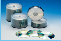 Blank Recordable CD-R Discs on Spindle