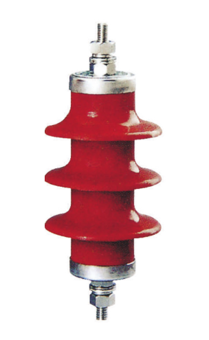 Close-up of the composite insulator surface