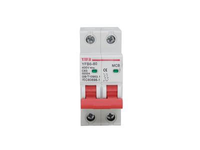 YIFA high breaking miniature intelligent electronic circuit breaker MCB YFB6-80 series - Image 2