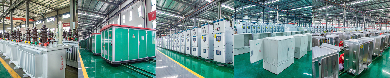Outdoor stainless steel power distribution substation showing robust enclosure