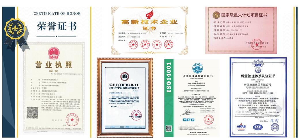 Quality and international compliance certifications