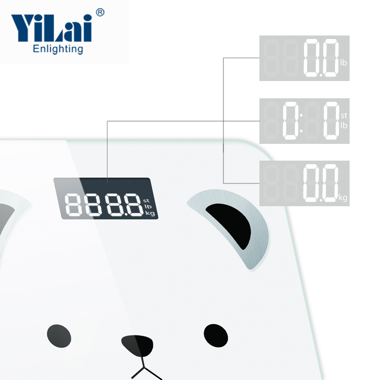 Digital Bluetooth Body Composition Scale with Cartoon Design