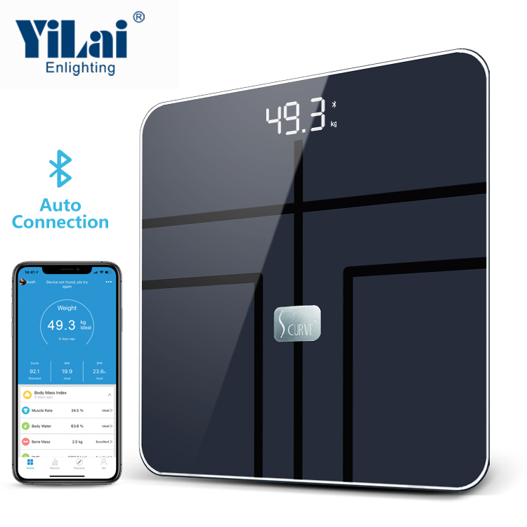 Bluetooth Body Composition Scale with ITO Tempered Glass