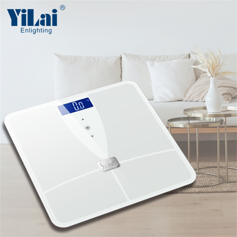 Yilai CE/RoHS approvel electronic Smart scale ITO tempered glass 180kg Tuya WIFI scale - Image 2