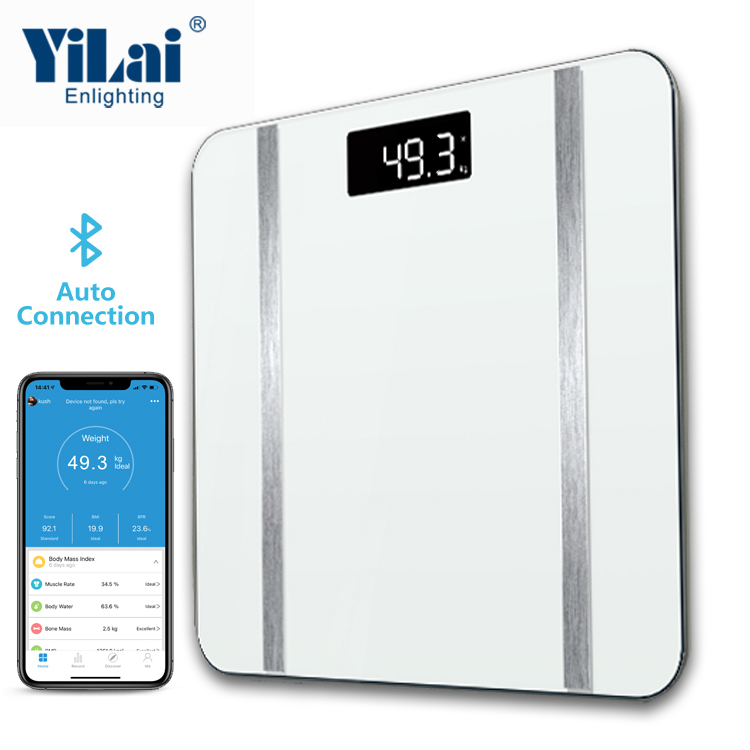 Yilai digital bluetooth bmi composition body fat samrt bluetooth scale with app - Image 3