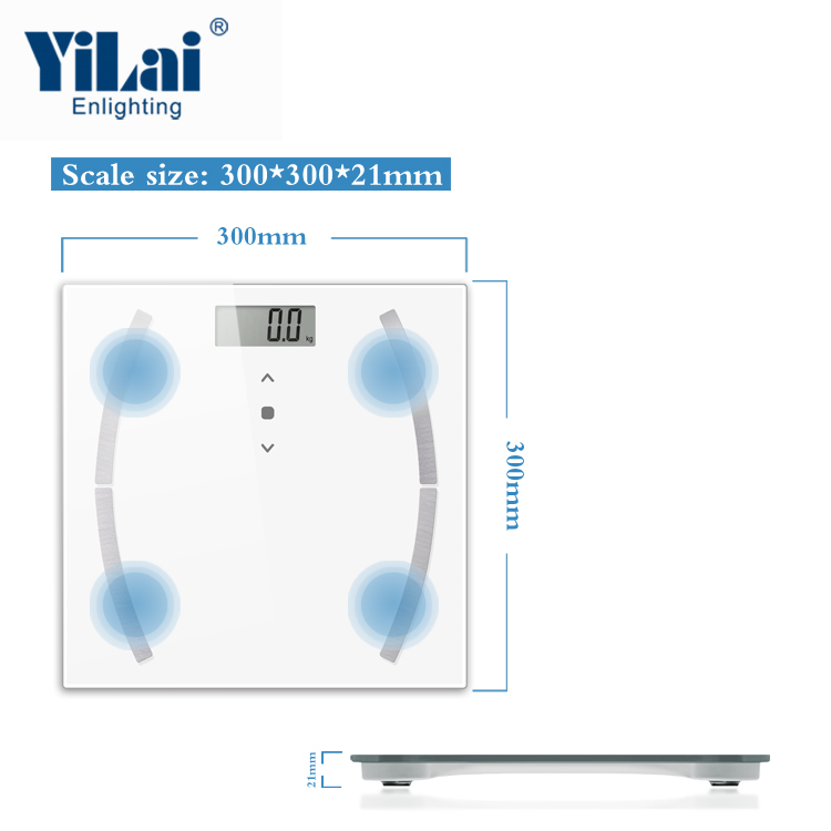 Yilai golden size body composition BMI scale body fat measurement scale with best price - Image 3