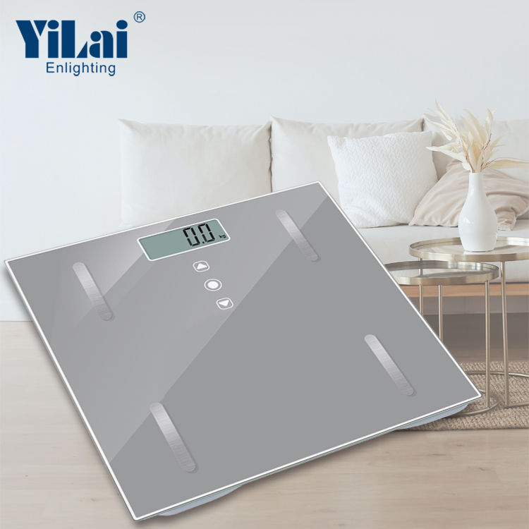 Yilai golden size grey color body composition BMI scale body fat measurement scale - Image 2