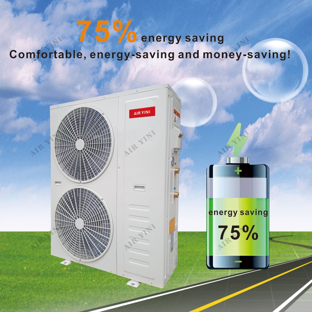 Yini Factory Air To Water All In One Air Conditioner Full DC Inverter Heat Pump - Image 2