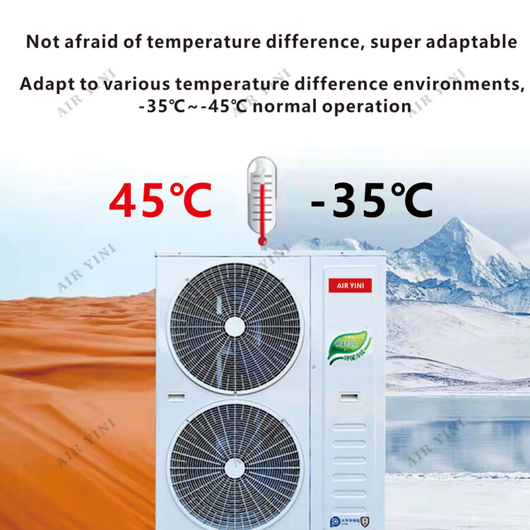 Heat pump operating in extreme temperatures