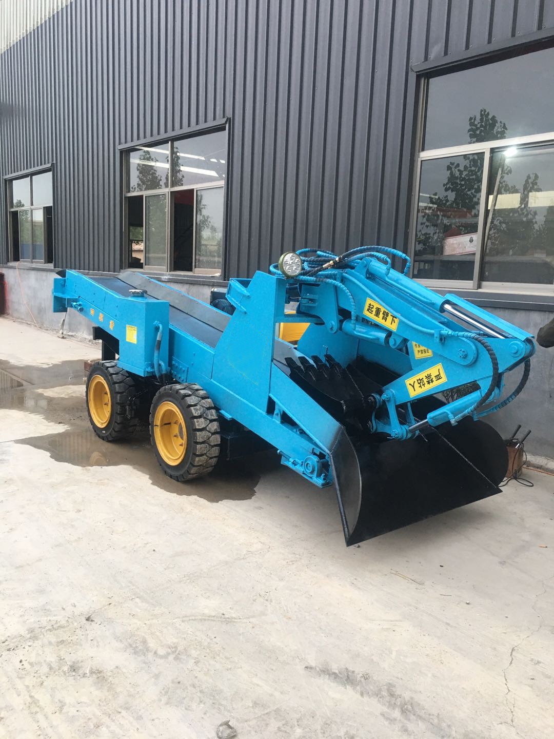 Electric Wheel Slag Raking Machine for Mining