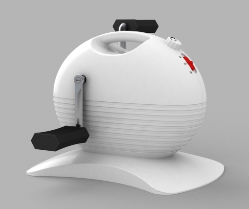 Compact Electric Exercise Bike with Adjustable Resistance