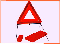 Portable Reflective Warning Triangle
