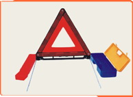 Collapsible Reflective Warning Triangle