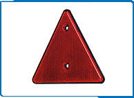 Reflective Warning Triangle with Mounting Holes