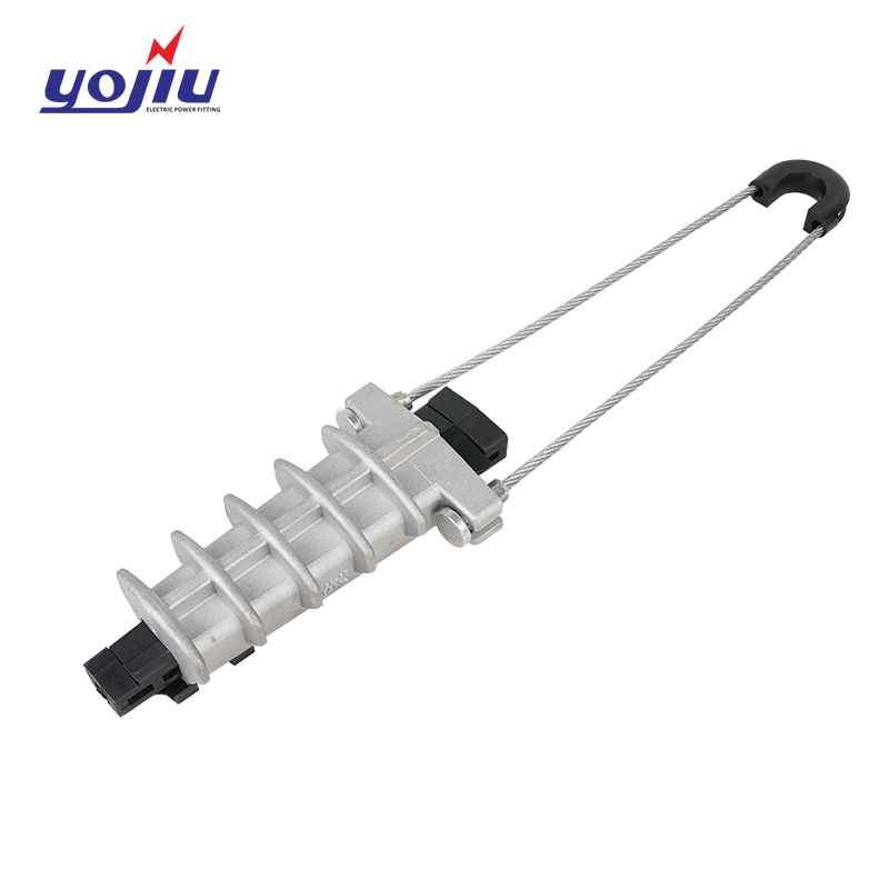 Technical diagram and visual representation of the YJPA series dead end clamp