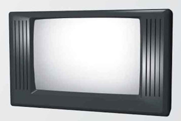 Retro Style Television Monitor Decor