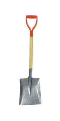 Square Point Digging Shovel with D-Grip Handle