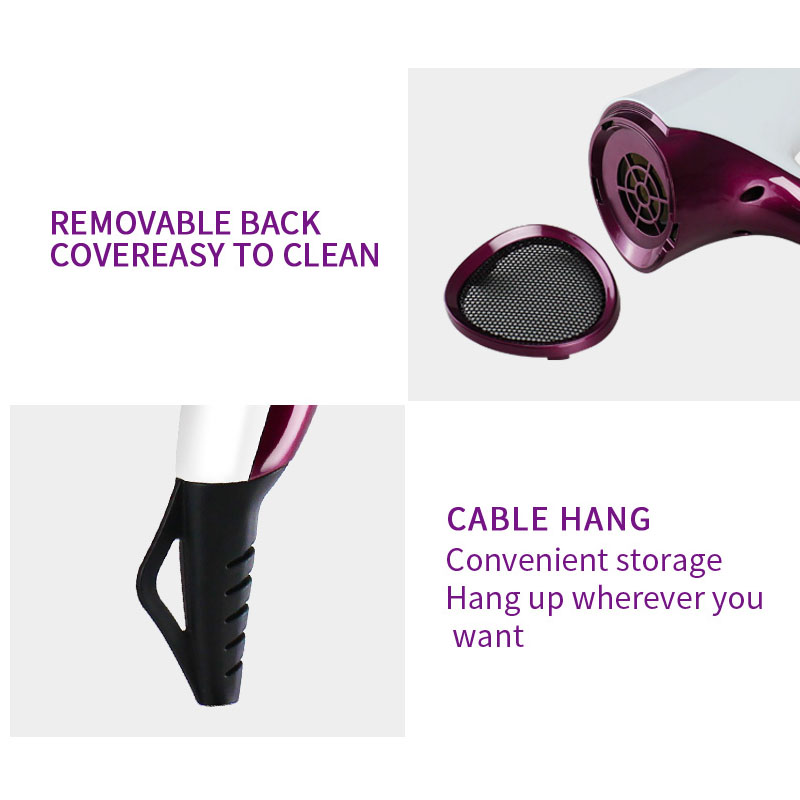 Professional AC Motor Hair Dryer with Concentrators