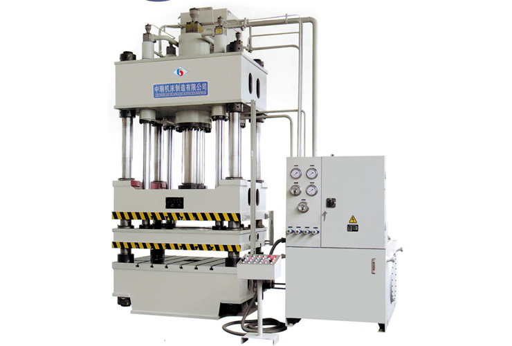 Double-Movement Hydraulic Press for Sheet Metal Drawing