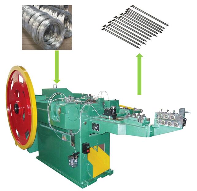 Z94-1C/2C/3C/4C/5.5C /6.5C Iron/Steel/Concrete Nail Making Cutting Machines Price - Image 2