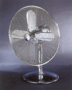 Vintage Style Chrome Table Fan