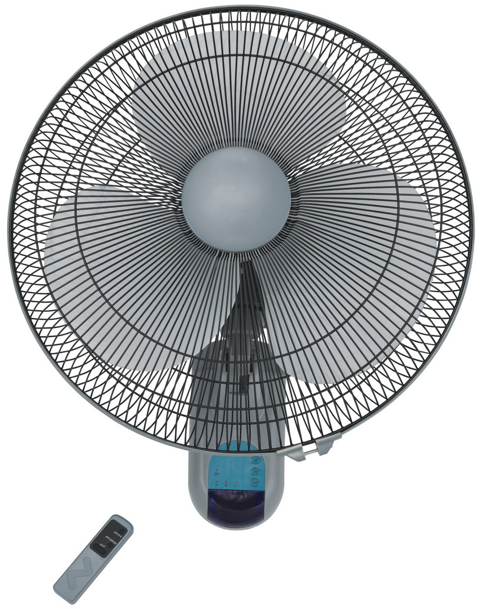Wall-Mounted Fan with Remote Control